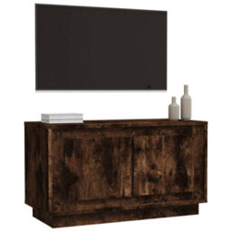 Walplus Tv Cabinet Smoked Oak 80X35X45 Cm Engineered Wood - thumbnail 4