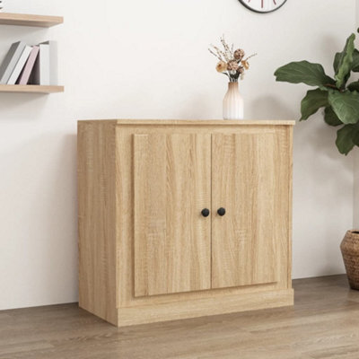 Berkfield Sideboard Sonoma Oak 70X35.5X67.5 Cm Engineered Wood - image 1