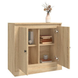 Berkfield Sideboard Sonoma Oak 70X35.5X67.5 Cm Engineered Wood - thumbnail 5