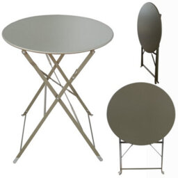 Metal Bistro Bistro Set, Floral Patio Folding Table And Chairs Set Of 2 - thumbnail 2