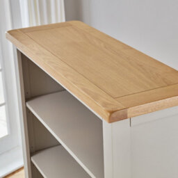 The Furniture Market Cotswold Grey Painted Tall Large Bookcase With Drawer - thumbnail 6