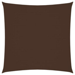 Berkfield Sunshade Sail Oxford Fabric Square 2.5X2.5 M Brown - thumbnail 1