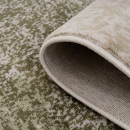 Loomed Green Distressed Abstract Bedroom Living Area Rug 160X230Cm - thumbnail 5