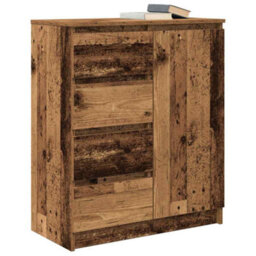 Berkfield Sideboard With Drawers Old Wood 71X35X84 Cm Engineered Wood - thumbnail 4