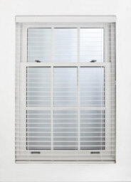 Furnished Faux Wood Venetian Blinds - White 50mm Slats Trimmable Blinds For Windows And Doors  (W)190Cm (L)210Cm - thumbnail 4