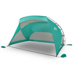Berkfield Beach Tent Sea Green 274X178X170/148 Cm 185T Polyester - thumbnail 2