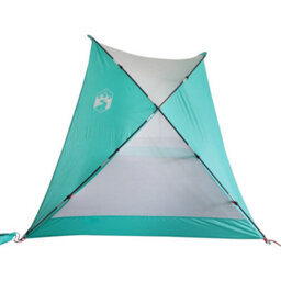 Berkfield Beach Tent Sea Green 274X178X170/148 Cm 185T Polyester - thumbnail 6