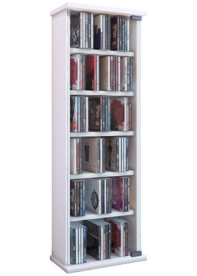 Vcm Wood Cd Dvd Stand Shelf Vetro Glass Door - image 1