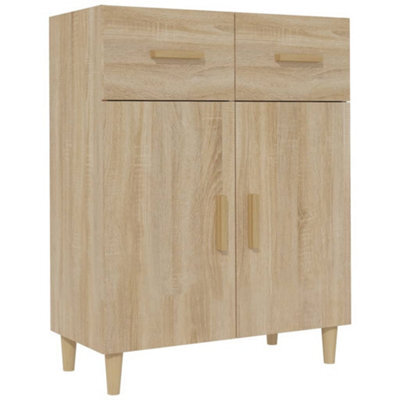 Berkfield Classic Sideboard Sonoma Oak 69.5X34X90 Cm Engineered Wood - image 1