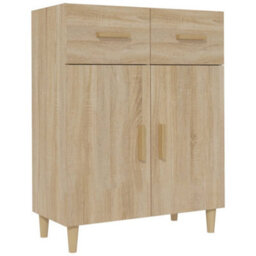 Berkfield Classic Sideboard Sonoma Oak 69.5X34X90 Cm Engineered Wood - thumbnail 1