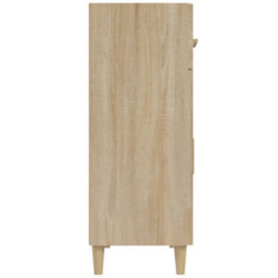 Berkfield Classic Sideboard Sonoma Oak 69.5X34X90 Cm Engineered Wood - thumbnail 5