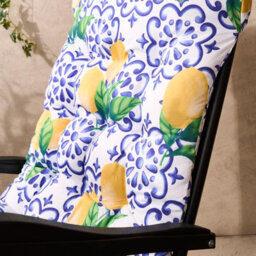 OHS Lemon Cushion Outdoor 2 X Garden Gravity Chair Bench Seat Pad - thumbnail 9