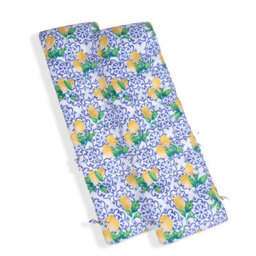 OHS Lemon Cushion Outdoor 2 X Garden Gravity Chair Bench Seat Pad - thumbnail 1