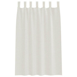 Berkfield Curtains With Curtains 2 Pcs Cream Polyester - thumbnail 3
