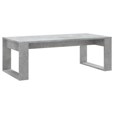 Berkfield Modern Coffee Table Concrete Grey 102X50X35 Cm Engineered Wood - image 1