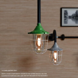 Industrial Ceiling Light Shade Metal 16.5 X 26Cm Green Fisherman Style Indoor Hanging Modern Pendant Lamp Shade - thumbnail 6