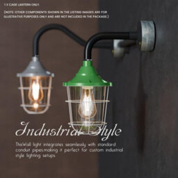 Industrial Ceiling Light Shade Metal 16.5 X 26Cm Green Fisherman Style Indoor Hanging Modern Pendant Lamp Shade - thumbnail 5