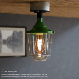 Industrial Ceiling Light Shade Metal 16.5 X 26Cm Green Fisherman Style Indoor Hanging Modern Pendant Lamp Shade - thumbnail 7