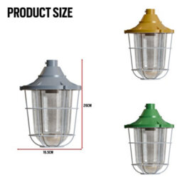 Industrial Ceiling Light Shade Metal 16.5 X 26Cm Green Fisherman Style Indoor Hanging Modern Pendant Lamp Shade - thumbnail 3