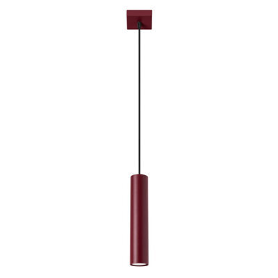 Sollux Lighting Lagos Steel Burgundy 1 Lights Modern Pendant Lamps - image 1