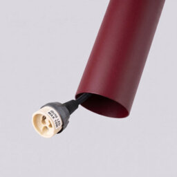 Sollux Lighting Lagos Steel Burgundy 1 Lights Modern Pendant Lamps - thumbnail 6