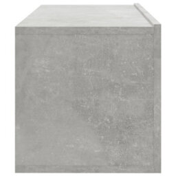 Berkfield Wall Tv Cabinets 4 Pcs Concrete Grey 100X30X30 Cm - thumbnail 6