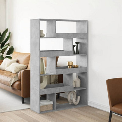 Berkfield Room Divider Concrete Grey 100X33X156.5 Cm Engineered Wood - image 1
