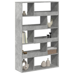 Berkfield Room Divider Concrete Grey 100X33X156.5 Cm Engineered Wood - thumbnail 3