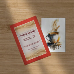 Ak Frames 6X4 Poppy Red Picture Mounts To Fit 5X3 Aperture Size - Mount Board Only (No Frame Included) - thumbnail 5