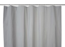 GoodHome Drina Anthracite Plain Shower Curtain (H)200Cm (W)180Cm - thumbnail 2