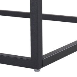 Wyld And Coco Grey Concrete-Effect Bedside Table With 1 Drawer And Black Metal Base, W55 X D41 X H39Cm - thumbnail 7