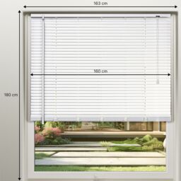 White Pvc Venetian Blind (W)160Cm (L)180Cm - thumbnail 7