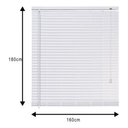 White Pvc Venetian Blind (W)160Cm (L)180Cm - thumbnail 6