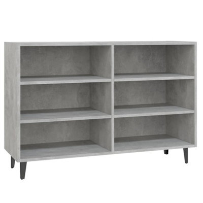Berkfield Industrial Sideboard Concrete Grey 103.5X35X70 Cm Engineered Wood - image 1