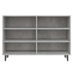 Berkfield Industrial Sideboard Concrete Grey 103.5X35X70 Cm Engineered Wood - thumbnail 4