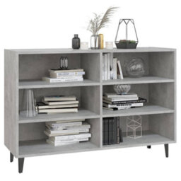 Berkfield Industrial Sideboard Concrete Grey 103.5X35X70 Cm Engineered Wood - thumbnail 3