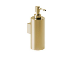 Cosmic Wall Mounted Soap Dispenser, 240 Ml Capacity,  Gold, Anti-Corrosion, Architect S+ Collection - thumbnail 1