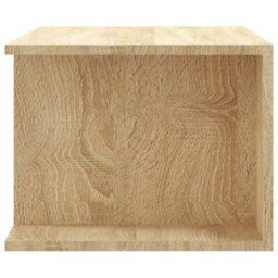 Vidaxl Tv Cabinet With Led Lights Sonoma Oak 90X39X30 Cm - thumbnail 9