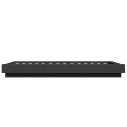Berkfield Bed Frame With Led Lights Without Mattress Black 100X200Cm - thumbnail 6