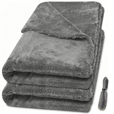 2X Microfibre Car Drying Towel Xl Super Absorbent Large - image 1