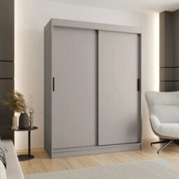 Arte Stylish Cashmere Rubino T Sliding Door Wardrobe 180Cm - Ample Storage With Contemporary Flair