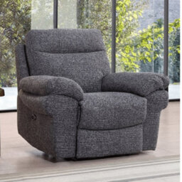Furniture Instore Tanya Grey Fabric Electric Recliner Armchair - thumbnail 2