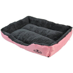 Actiaspet Faux Fur Pet Bed Pink/grey Large - thumbnail 6