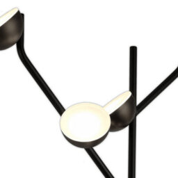 Luminosa Lighting Luminosa Adn 8 Light Wall Lamp, 24W Led, 3000K, 1600Lm, Black, 3Yrs Warranty - thumbnail 5