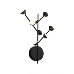 Luminosa Lighting Luminosa Adn 8 Light Wall Lamp, 24W Led, 3000K, 1600Lm, Black, 3Yrs Warranty - thumbnail 1