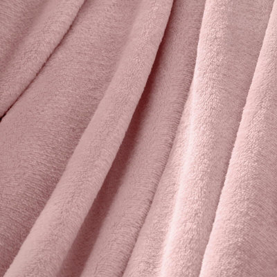 Ohs Ultra Soft Blanket Throw Warm Flannel Fleece - Blush, 150 X 200 Cm - image 1
