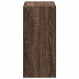 Berkfield Bookcase Brown Oak 68.5X32X68.5 Cm Engineered Wood - thumbnail 5