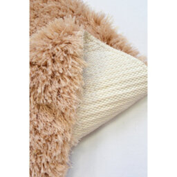 Melrose Super Soft Washable Shaggy Champagne Large Area Rug 140/200Cm - thumbnail 4