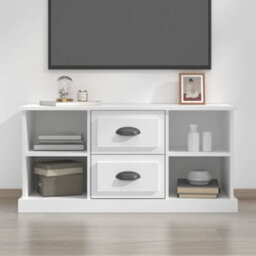 Vidaxl Tv Cabinet White 99.5X35.5X48 Cm Engineered Wood - thumbnail 1