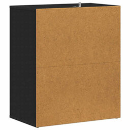 Berkfield Durable Shoe Cabinet Black 60X35X70 Cm Engineered Wood - thumbnail 8